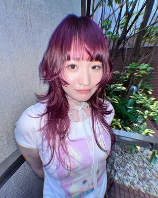 ロング カラー haco＋所属・圧倒的デザイン力 店長🎨RENAのヘアスタイル