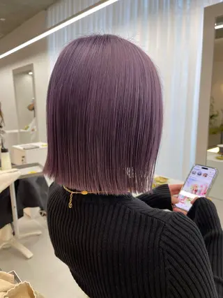 ミディアム カラー 柴田泰秀sotti. 髪質改善/ブリーチのヘアスタイル