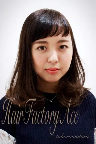 ミディアム 所渉/韓国レイヤー /ウルフカットのヘアスタイル