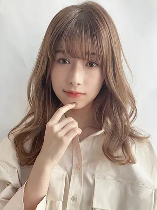 セミロング 銀座店長🌟 片山雄太のヘアスタイル