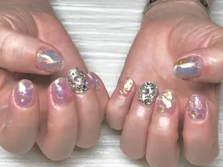 ショート ネイル 🦋Kiyomi. 🦋のネイルデザイン