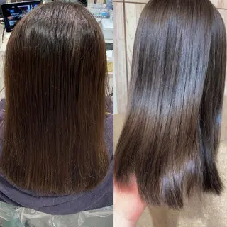 セミロング カラー On所属・顔まわりカット🌟 くびれヘア/寺門遥輝のヘアスタイル