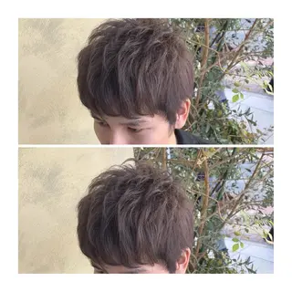 ショート カラー ヘアアレンジ メンズ ange☞ soutaのヘアスタイル