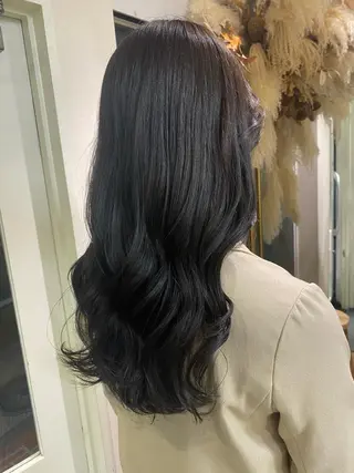 ロング カラー 透明感カラー/韓国 ヘア🩶yuri🩵のヘアスタイル