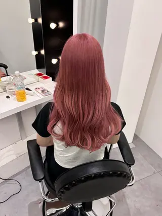 ロング しゅういち/赤み消し カラー特化のヘアスタイル