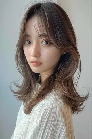 ミディアム 新宿/韓国メンズ RIKUパーマのヘアスタイル