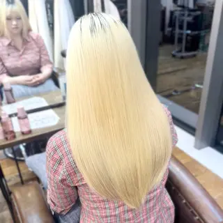 ロング 早田 華のヘアスタイル