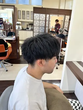ショート メンズ AROH men's cut&men's perm 船橋店所属・🧊メンズ特化🧊 高木航希のヘアスタイル