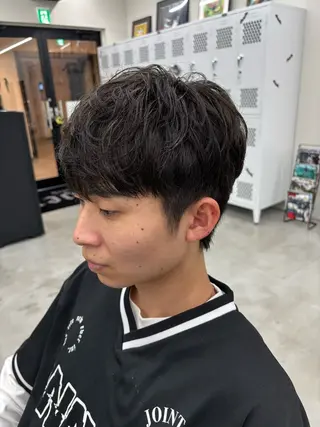 メンズ 横浜メンズマッシュ カット/ショウゴのヘアスタイル