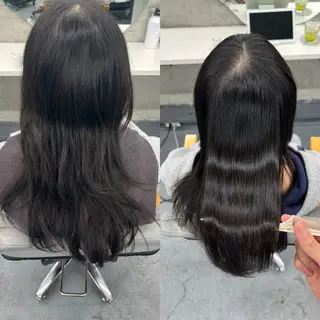 セミロング 亀田 泰生のヘアスタイル