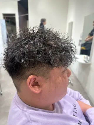 ショート メンズ メンズ専門美容師／ メンズパーマ／森口のヘアスタイル