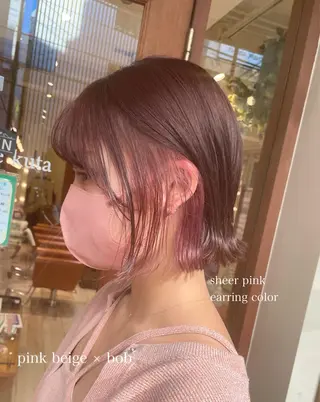 ミディアム カラー 清水　ちひろ ✄トップスタイリストのヘアスタイル