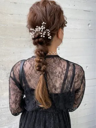 ロング ヘアアレンジ 小森 樹奈のヘアスタイル