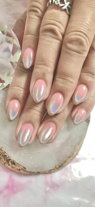 セミロング カラー キッズ ネイル マツエク・マツパ 💎ビューティサロン 湘南　RIRAN💎のネイルデザイン