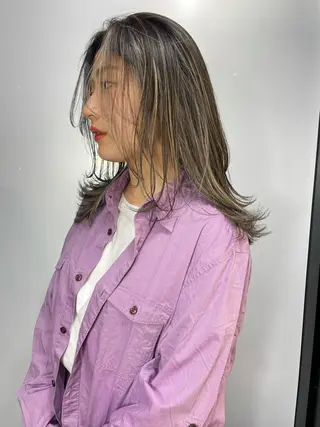 ミディアム カラー suvvy hairsalonのヘアスタイル