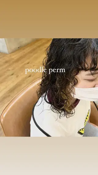 セミロング パーマ 📍欧米風/ﾃﾞ ｻﾞｲﾝNO.1/雅のヘアスタイル