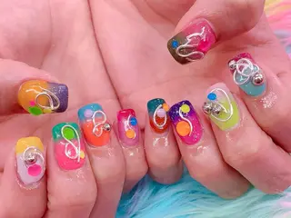 ネイル Nail Atelier IamI所属・アイアムアイ 大村磨衣のネイルデザイン