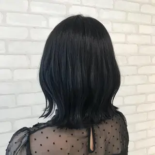 ミディアム カラー abilita AZUSAのヘアスタイル