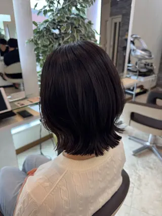 ミディアム 平井 沙希のヘアスタイル