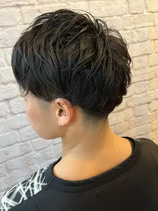ミディアム メンズ 💈メンズカット 💈加仲凌也のヘアスタイル