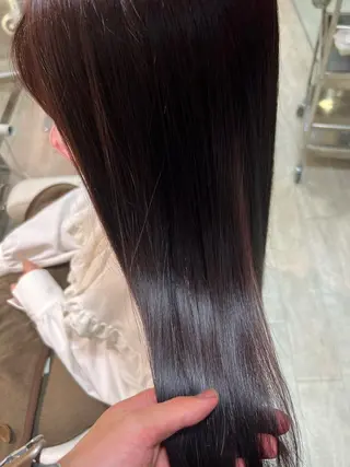 ロング カラー 柳澤 和也のヘアスタイル