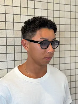 メンズ leo/ロング／ レイヤーカット⛈️のヘアスタイル