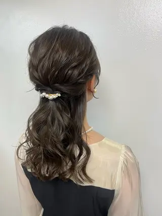 セミロング ヘアアレンジ Oasis所属・🦋Oasis RINA 🦋のヘアスタイル