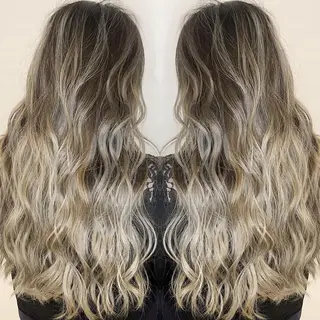 ロング カラー ヘアアレンジ BANK'S hair所属・💐ケラチン 髪質改善寺坂雄飛💐のヘアスタイル