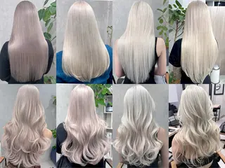 セミロング カラー ブリーチ/エクステ LOWRL【ロウル】のヘアスタイル