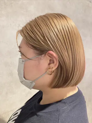 ショート カラー GO TODAY  SHAIRE  SALON   渋谷モディ所属・スキバサミを使わない カット🌼唯🌼のヘアスタイル