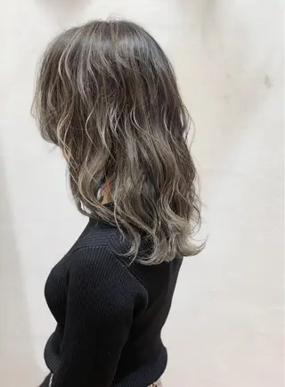 ミディアム カラー メンズカット特化柏駅 徒歩3分LOUのヘアスタイル