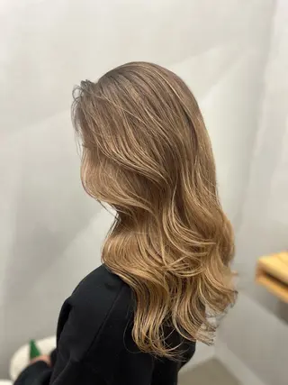 ロング カラー N/デザインカラー 🌿ナギのヘアスタイル