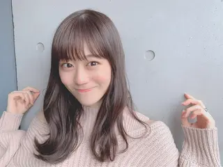 セミロング カラー パーマ ヘアアレンジ 【公式】amble luxe池袋東口🩷のヘアスタイル