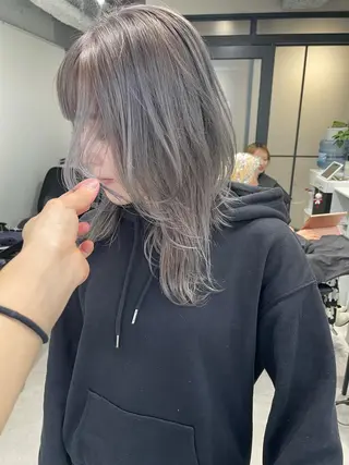 セミロング カラー 髪質改善will hairdesignのヘアスタイル