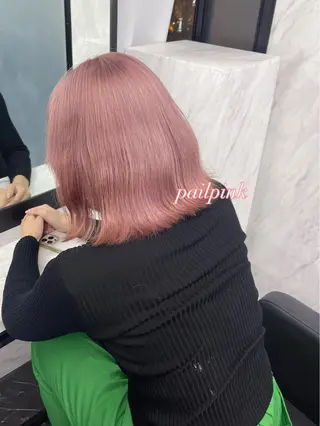 ミディアム カラー route 【ルート】所属・髪質改善/堀江 ケアカラーtoshiのヘアスタイル