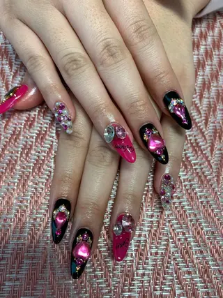 ネイル rukianail 新里のネイルデザイン