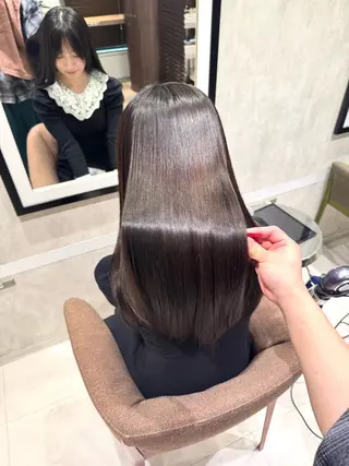 ロング 西谷 勇志のヘアスタイル