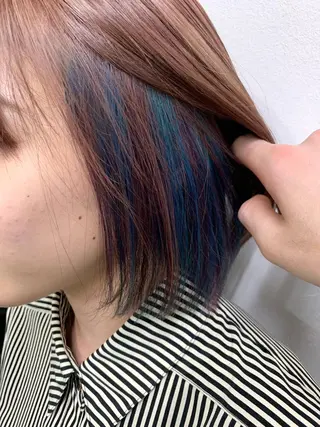 ショート カラー メンズパーマ メンズ特化ryoのヘアスタイル