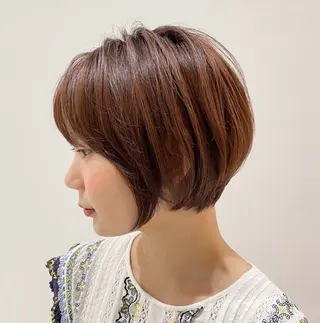 ショート カラー NOAHL上尾店 カットモデル募集中のヘアスタイル