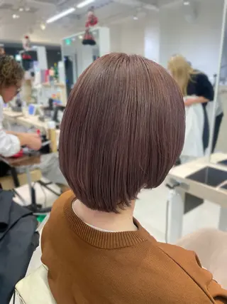 ミディアム カラー かずや🍀/髪質改善 /艶髪カラー/眉毛のヘアスタイル