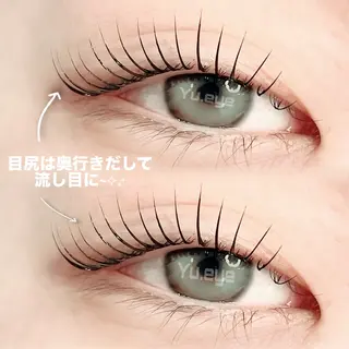 マツエク・マツパ GO TODAY 原宿Riora店所属・韓国束感まつげパーマ ｜根元立ち上げYUのマツエク・マツパデザイン