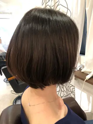 ショート 髪質改善✨️透明感カ ラー✧*。山下さいみのヘアスタイル