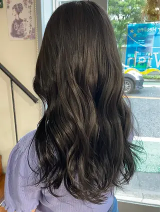 ロング カラー パーマ 海外レイヤー 🇺🇸/ヒナコのヘアスタイル