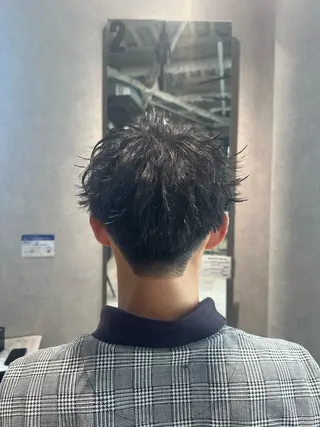 ショート ヘアアレンジ メンズ NEXT NEO所属・メンズヘア静岡 ✂︎Ryuheiのヘアスタイル