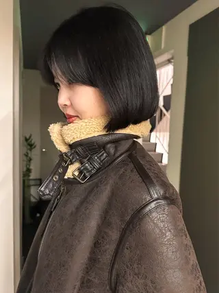 ショート パーマ ボブ/レイヤー/ケア パーマ/リュウタのヘアスタイル