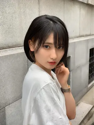ショート レイヤー/韓国❣️ 髪質改善/e_kiのヘアスタイル