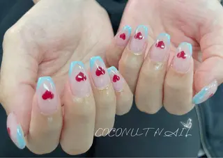 ネイル 神田 ココナッツのネイルデザイン