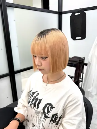 ショート F.所属・miku 🍑髪質改善サロンのヘアスタイル