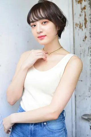 ショート カラー ヘアアレンジ 💈Chlom💈_ 公式_NewOpenのヘアスタイル