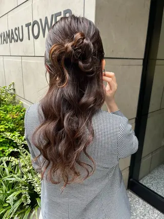 ロング ヘアアレンジ ⭐️ アユミ⭐️のヘアスタイル